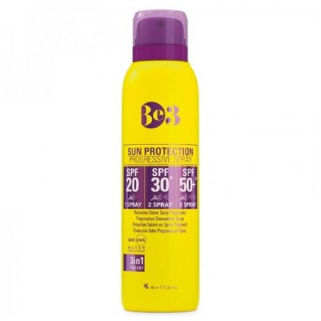 Be3 Солнцезащитный спрей Sun Protection Progressive Spray с прогрессирующим SPF 20/30/50 175 мл