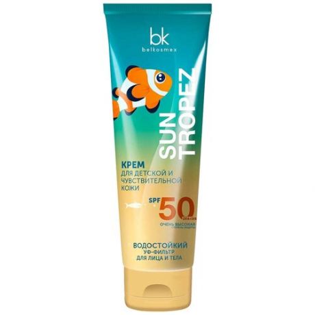 Belkosmex Sun Tropez крем для детской и чувствительной кожи SPF 50 100 г