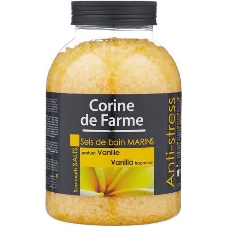 CORINE de FARME Морская соль для ванн Anti-stress Ваниль, 1.3 кг