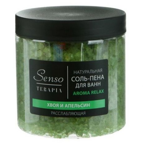 Соль-пена для ванн SensoTerapia Aroma Relax, расслабляющая, /560 г