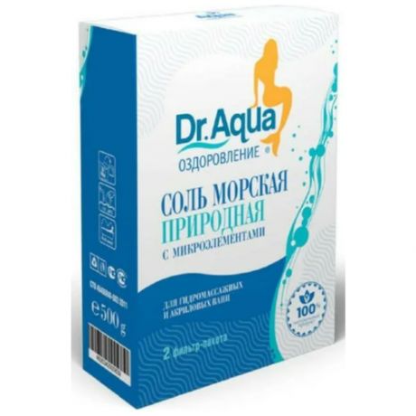 Dr. Aqua Соль для ванн Морская, 1 кг