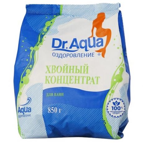 Dr. Aqua Соль для ванн Хвойный концентрат, 850 г