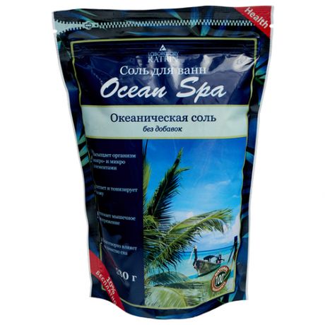 Соль для ванн OS Океаническая соль без добавок (дой-пак 530г)