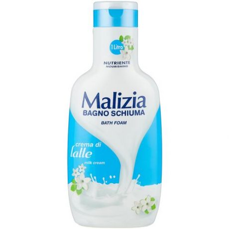 Malizia Пена для ванн Milk cream, 1 л