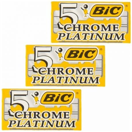 BIC Chrome Platinum Лезвия 3 упаковки