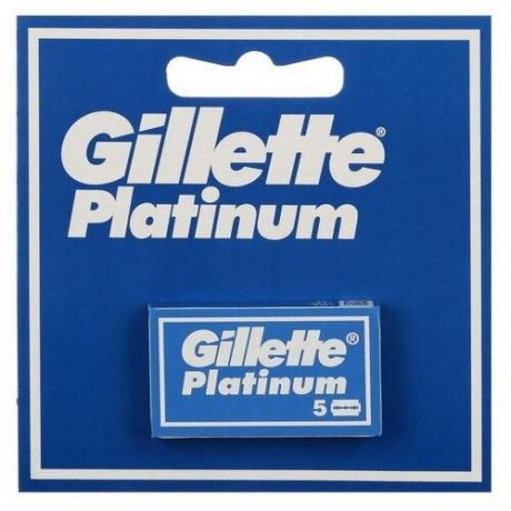 Лезвия для бритья GillettePlatinum, 5 шт. Gillette