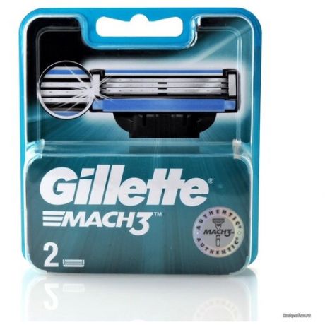 Gillette Mach3 Сменные Кассеты 2 шт