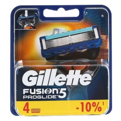 Gillette Сменные лезвия Gillette Fusion5 ProGlide 4 шт