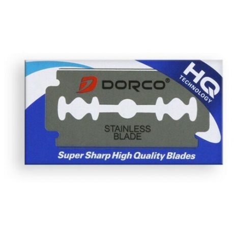 Двусторонние лезвия Dorco ST-300, 5 шт. в упак.