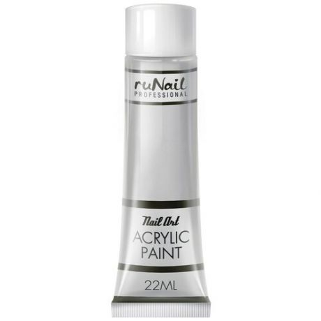 Краска акриловая Runail Professional Acrylic paint белый