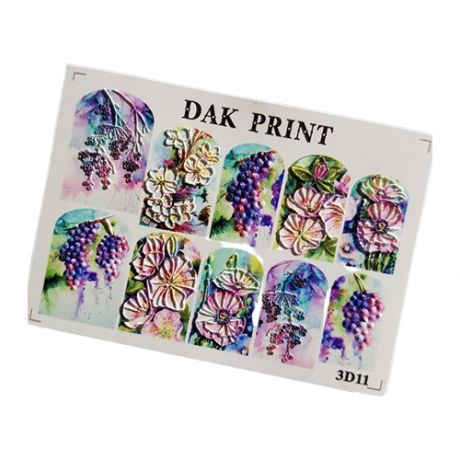 Слайдер дизайн Dak Print 3D 11 разноцветный