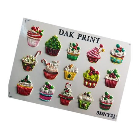 Слайдер дизайн Dak Print 3D NY21 разноцветный