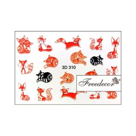 Слайдер дизайн Freedecor 3D 310 оранжевый/черный