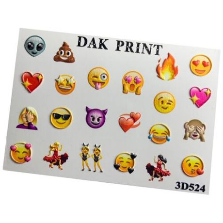 Слайдер дизайн Dak Print 3D 524 разноцветный