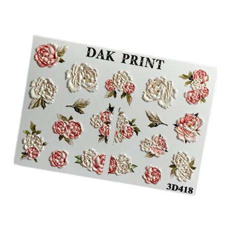Слайдер дизайн Dak Print 3D 418 белый/красный