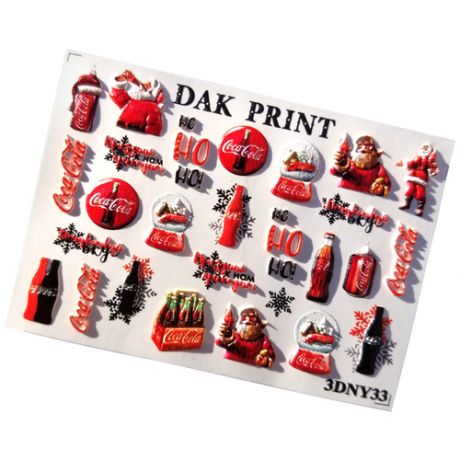 Слайдер дизайн Dak Print 3D NY33 красный