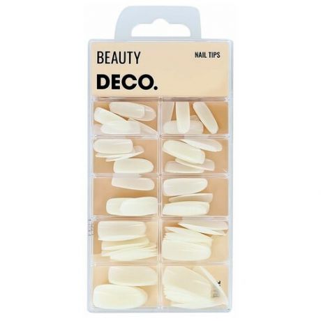 Набор накладных ногтей `DECO.` BASE миндалевидные 100 шт