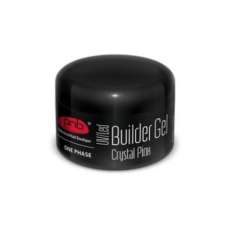 Гель PNB One Phase Builder Gel моделирующий, 50 мл crystal pink