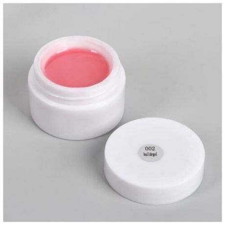 Fiber Gel для наращивания ногтей, камуфлирующий, 15 гр, цвет нежно-розовый Queen fair 5165662 .