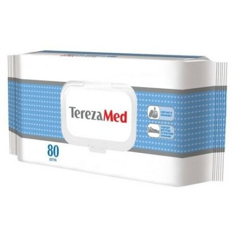 TerezaMed / ТерезаМед - влажные салфетки, с кремовым эффектом , 80 шт.