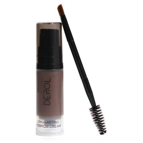 DEROL Кремовая помада для бровей Long Lasting Eyebrow Cream 01 ebony