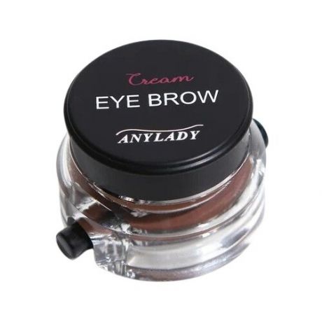 ANYLADY помада для бровей Cream eye brow коричневый