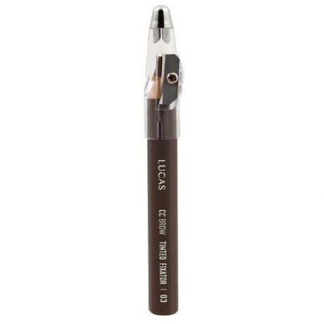 CC Brow карандаш для бровей восковый Tined Wax Fixator 01 серо-коричневый