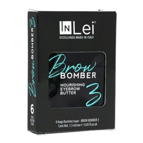 InLei Питательное масло для бровей Brow Bomber 3, упаковка 6 шт