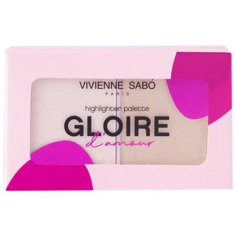 Палетка хайлайтеров для лица VIVIENNE SABO Gloire d