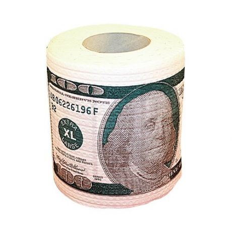 Туалетная бумага 100долларов мини, 9124