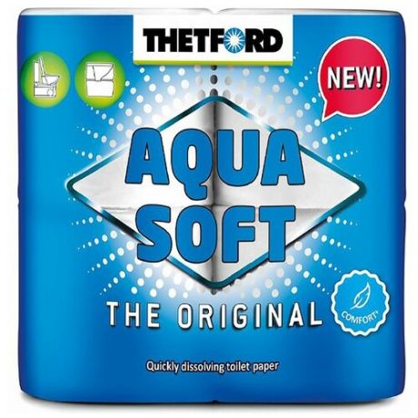 Туалетная бумага для биотуалета Thetford Aqua Soft Mega Value Pack (4 рулона)