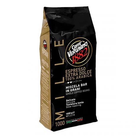 Кофе в зернах Espresso Extra Dolce 1000, Caffe Vergnano 1882, 1 кг