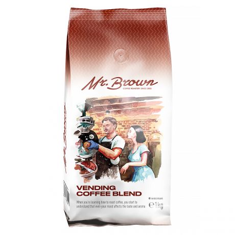 Кофе в зернах Vending Coffee Blend, Mr.Brown, 1 кг