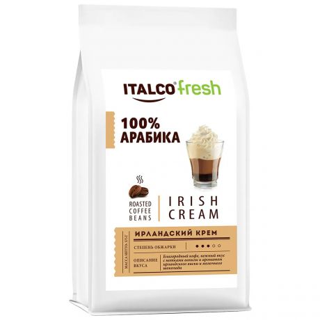 Кофе в зернах ароматизированный Irish Cream (Ирландский крем), Italco, 175 г