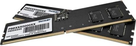 Оперативная память для компьютера 32Gb (2x16Gb) PC5-38400 4800MHz DDR5 DIMM CL40 Patriot PSD532G4800K