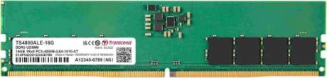 Модуль памяти Transcend 16GB U-DIMM DDR5, 4800МГц, 1Rx8 2Gx8 CL40 1.1V