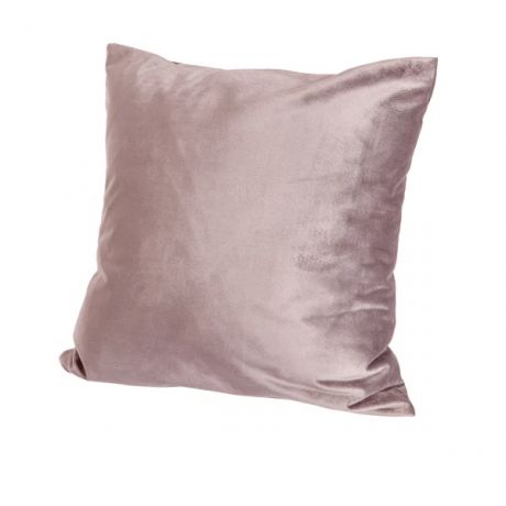 подушка декоративная 40*40см бархат однотонный розовый 131761