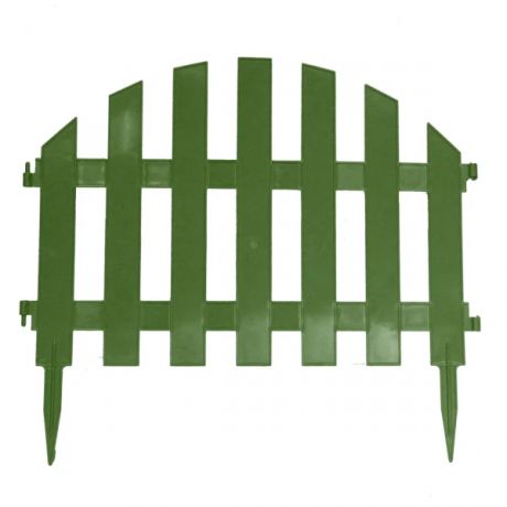 забор декоративный уютный сад набор 7 секций зеленый