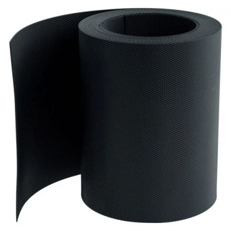 лента бордюрная, 15*900см, полипропиленовая, черная, palisad