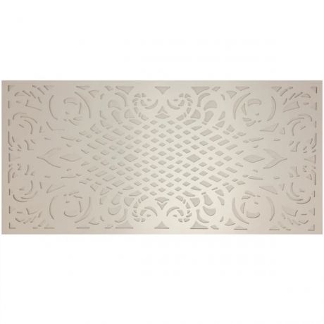 панель декоративная хдф 600х3х1220 мм классика белая