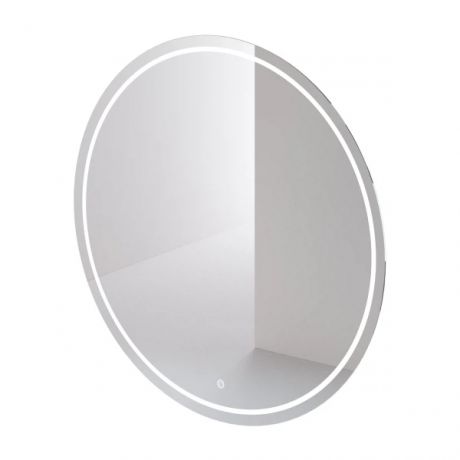 зеркало для ванной комнаты с подсветкой итана line d80, 800х32х800
