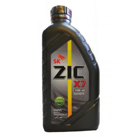 масло моторное 10w40 1л полусинтетическое zic x7 ls/sm/cf