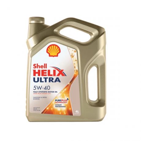 масло моторное 5w40 4л синтетическое shell helix ultra