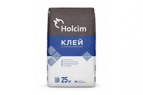 клей для плитки с0т holcim 25кг