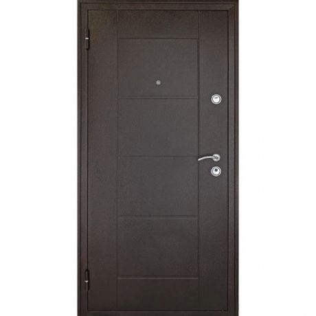 дверь входная металлическая квадро 2 2050х960 левая,дуб беленый