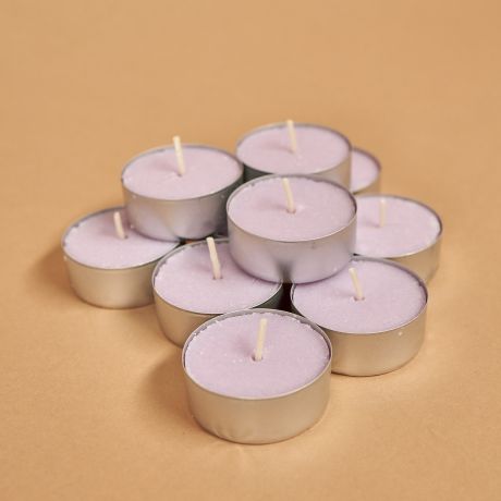 Набор свечей чайных 10 шт. Lavender