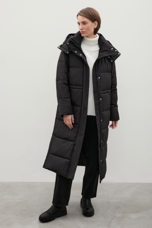 Finn-Flare Утепленное пальто с талией на кулиске