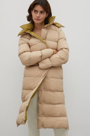 Finn-Flare Пуховое пальто с капюшоном
