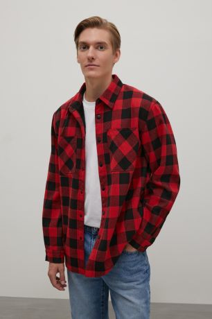 Finn-Flare Утепленная рубашка с карманами