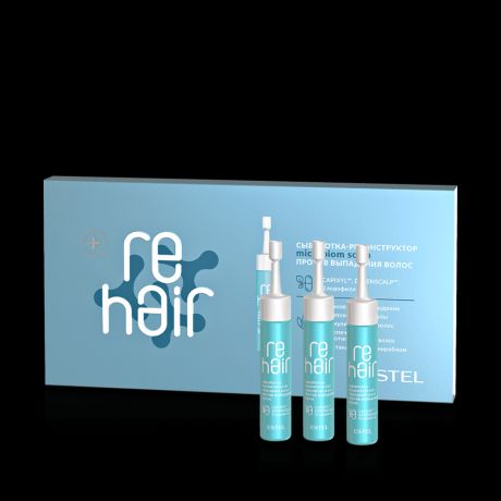 ESTEL Сыворотка-Реконструктор ReHair Microbiom Scalp против Выпадения Волос, 7 шт*10 мл